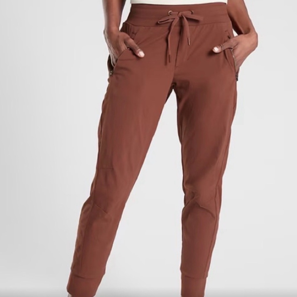 NEW!Athleta Rust Brown Jogger Pants